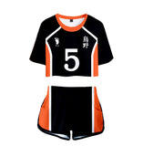 Haikyuu Cosplay Costume Hinata Shoyo Shirt Shorts Nishinoya Yuu Halloween Party Uniform