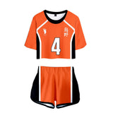 Haikyuu Cosplay Costume Hinata Shoyo Shirt Shorts Nishinoya Yuu Halloween Party Uniform