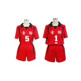 Haikyuu!! Anime Cosplay Costume Nekoma High School  Kenma Kozume Kuroo Tetsuro VolleyBall Uniform