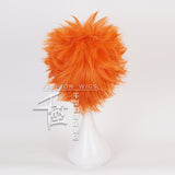 Haikyuu Hinata Shoyo DarkOrange Cosplay Wig Halloween Props