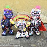 Halloween Dancing Ghost Decoration Electric Skull Ghost Plush Doll