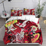 Hazbin Hotel Cosplay Bedding Sets Duvet Cover Halloween Comforter Sets