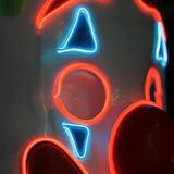 2019 Joker Pennywise LED Light Mask Stephen King Clown Cosplay Masks Green Hair Halloween Party Prop - bfjcosplayer