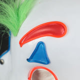 2019 Joker Pennywise LED Light Mask Stephen King Clown Cosplay Masks Green Hair Halloween Party Prop - bfjcosplayer