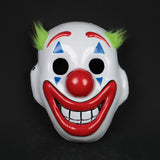 2019 Joker Pennywise Mask Stephen King Clown Cosplay Masks Green Hair Halloween Party Costume Prop - bfjcosplayer