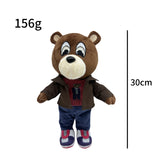 Kanye Teddy Bear Plush Toy Soft Stuffed Gift Dolls for Kids Boys Girls