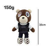 Kanye Teddy Bear Plush Toy Soft Stuffed Gift Dolls for Kids Boys Girls