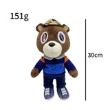 Kanye Teddy Bear Plush Toy Soft Stuffed Gift Dolls for Kids Boys Girls