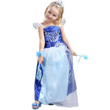 BFJFY Halloween Girl's Cinderella Princess Dress Cosplay Costume - bfjcosplayer