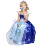 BFJFY Halloween Girl's Cinderella Princess Dress Cosplay Costume - bfjcosplayer