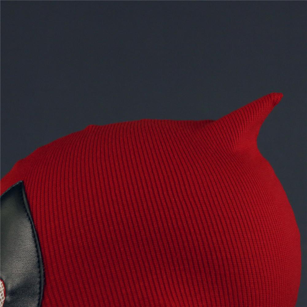 Deadpool Mask Breathable Fabric Faux Leather Full Face Mask Halloween Party Cosplay Prop - bfjcosplayer