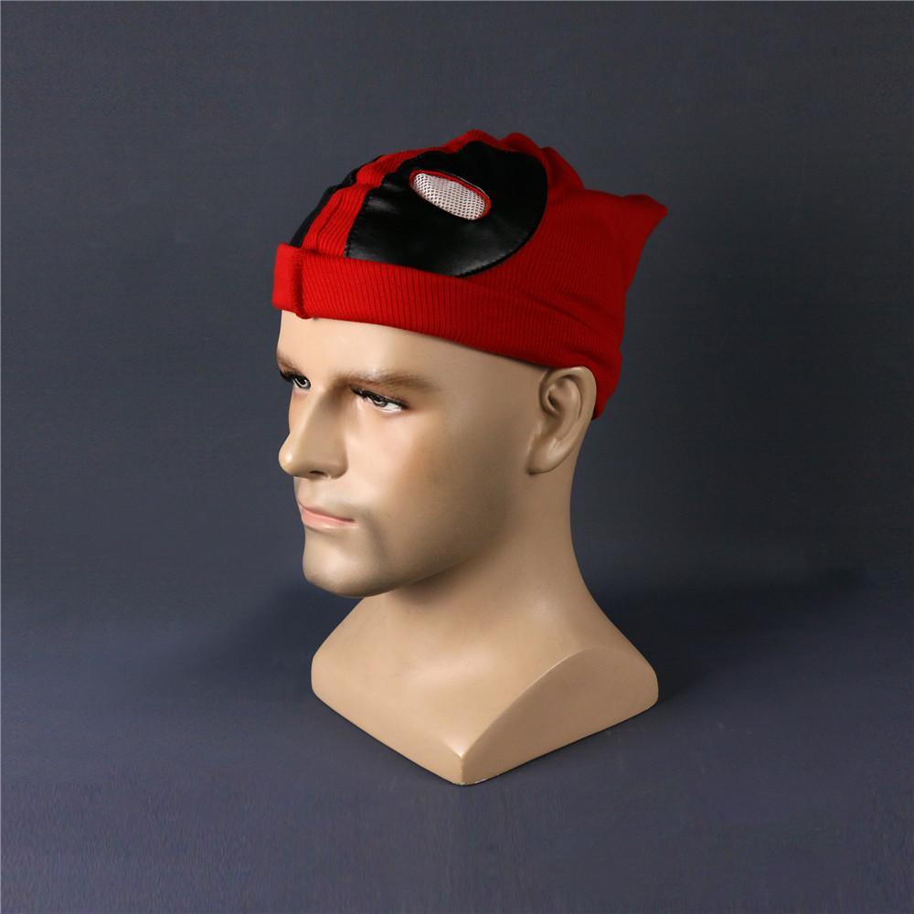Deadpool Mask Breathable Fabric Faux Leather Full Face Mask Halloween Party Cosplay Prop - bfjcosplayer