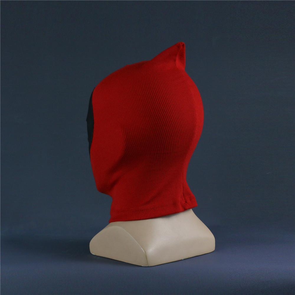 Deadpool Mask Breathable Fabric Faux Leather Full Face Mask Halloween Party Cosplay Prop - bfjcosplayer
