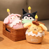 Birthday Cake Plush Toys Soft Stuffed Gift Dolls for Kids Boys Girls