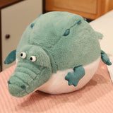 Cute Crocodile Plush Puffer Fish Plushies Toy Soft Stuffed Gift Dolls for Kids Boys Girls