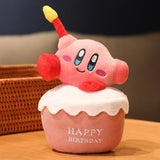 Birthday Cake Plush Toys Soft Stuffed Gift Dolls for Kids Boys Girls