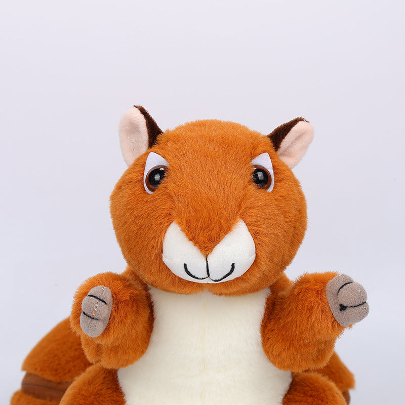 Squirrel Plush Toy Soft Stuffed Gift Dolls for Kids Boys Girls