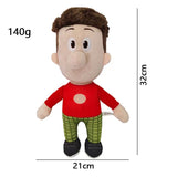 Big Nate Plush Toy Soft Stuffed Gift Dolls for Kids Boys Girls