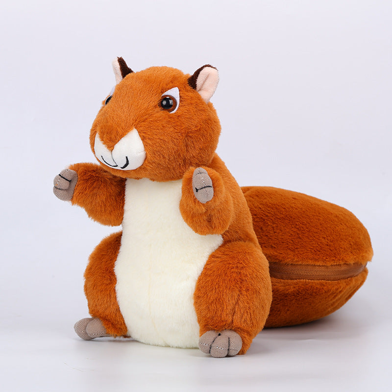 Squirrel Plush Toy Soft Stuffed Gift Dolls for Kids Boys Girls