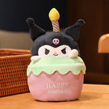 Birthday Cake Plush Toys Soft Stuffed Gift Dolls for Kids Boys Girls