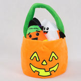 Halloween Basket Plush Toy Soft Stuffed Gift Dolls for Kids Boys Girls