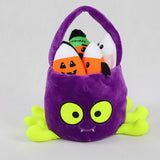 Halloween Basket Plush Toy Soft Stuffed Gift Dolls for Kids Boys Girls