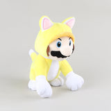 Cat Mario Plush Toy Soft Stuffed Gift Dolls for Kids Boys Girls