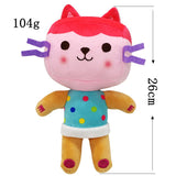 Gabby's Dollhouse Plush Toy Soft Stuffed Gift Dolls for Kids Boys Girls