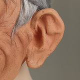 Old Woman Scary Face Cosplay Latex Helmet Halloween Masquerade Props