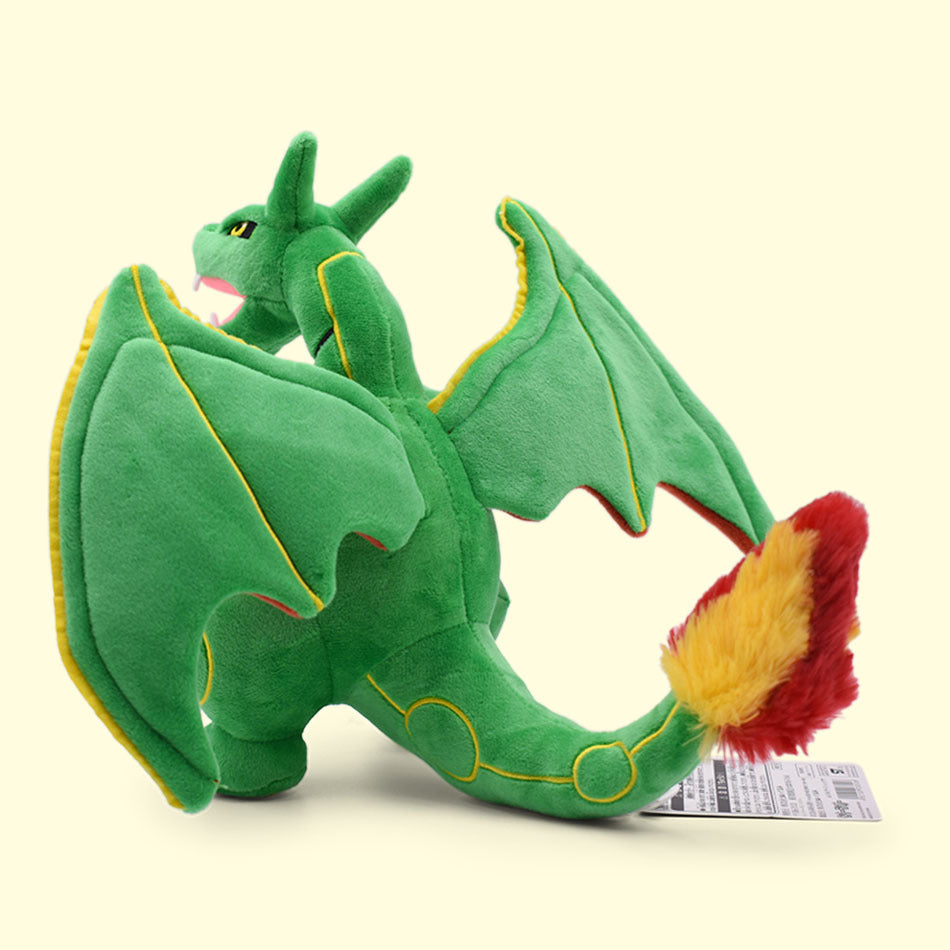 Pokemon Green Rayquaza Plush Toy Soft Stuffed Doll Birthday Holiday Gi Fanrek