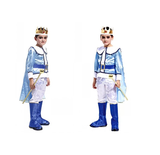 BFJFY Halloween Boy's Prince Crown Cosplay Costume Performance Outfit - bfjcosplayer