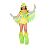 BFJFY Adult Women Sexy Furry Animal Bird Parakeet Halloween Costume - bfjcosplayer