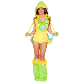 BFJFY Adult Women Sexy Furry Animal Bird Parakeet Halloween Costume - bfjcosplayer