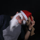 Santa Claus Christmas Mask Cosplay Helmet Halloween Props