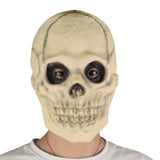 Skull Skeleton Cosplay Natural Latex Helmet Horrible Halloween Props