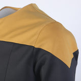 Star Trek Deep Space Nine Commander Yellow Blue Uniforms Voyager Starfleet Jacket Costumes