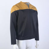 Star Trek Deep Space Nine Commander Yellow Blue Uniforms Voyager Starfleet Jacket Costumes