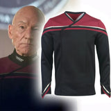 Star Trek Picard 2 Captain Admiral Uniforms Cosplay Starfleet Shirt Costumes