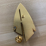 Star Trek Admiral JL Picard The Next Generation Gold Badge