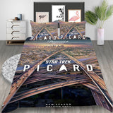 Star Trek Picard Discovery Cosplay Bedding Set Duvet Cover Halloween Bed Sheets