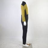 Star Trek The Next Generation Picard Yellow Jumpsuit Cosplay Costume