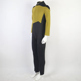 Star Trek The Next Generation Picard Yellow Jumpsuit Cosplay Costume