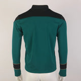 TNG Admiral Tunic Uniforms Star Trek The Next Generation Men Shirts Halloween Cosplay Costumes
