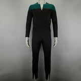 Star Trek Deep Space Nine Blue Uniform Jumpsuit Cosplay Adult Male Costumes New