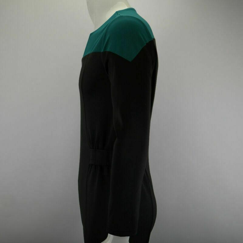 Star Trek Deep Space Nine Blue Uniform Jumpsuit Cosplay Adult Male Costumes New - bfjcosplayer