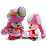 Super Mario Toadette Plush Toy Soft Stuffed Doll Birthday Holiday Gifts