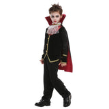 BFJFY Halloween Kid's Vampire Cosplay Costume For Boy With Cloak - bfjcosplayer