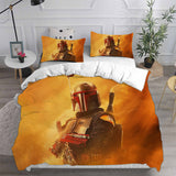 Boba Fett Bedding Set Cosplay Duvet Cover Halloween Comforter Sets