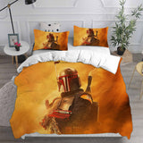 Boba Fett Bedding Set Cosplay Duvet Cover Halloween Comforter Sets