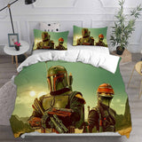 Boba Fett Bedding Set Cosplay Duvet Cover Halloween Comforter Sets